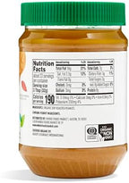 365 by Whole Foods Market, Organic Creamy Peanut Butter, Unsweetened & Unsalted, Stir and Enjoy, 26 Ounce