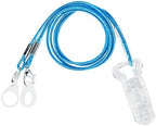 Hearing Aids Clip for Adults - Portable Hang Rope Anti-Lost Lanyard Fixation Cord Protection Rope Otoclips for Seniors (Blue)
