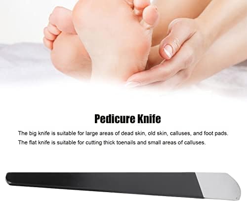 Pedicure Scraping Knife, Stainless Steel Pedicure Knife, Calluses Remover Knife, Foot File, Foot Care Tool for Callus, Hard Cracked Skin, 1 Knife