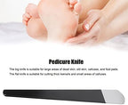 Pedicure Scraping Knife, Stainless Steel Pedicure Knife, Calluses Remover Knife, Foot File, Foot Care Tool for Callus, Hard Cracked Skin, 1 Knife