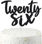 Happy 26th Birthday Cake Topper twenty six Birthday Cake Toppers, Funny 26th Cake Topper for Men,26 Cake Topper For Women, 26th birthday decorations,26th Birthday Cake Topper