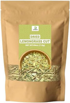 Diyon's dried lemon grass cut 4 oz (113g) All Natural From Sri Lanka Packed with stand up resealable pouch.