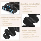 15A Cambodian Body Wave Bundles, 3 Bundles 18 20 22 Inch, Ultra Thin Double Drawn Sew In Weft, Unprocessed Raw Virgin Real Human Hair Extensions, Cuticle Aligned, Triple Lifespan, Reusable