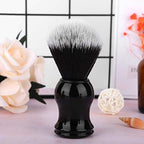 Men Shaving Brush, Soft Barber Face Cleaning Makeup Hairbrush Neck Duster Shave Cream Soap Brush with Wood Handle for Professional Salon and Home (#2)