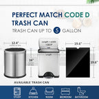 5 Gallon (fit 18-20L)120 Counts Strong Drawstring Trash Bags, Small Plastic Garbage Bags Trash Can Liner for Home Office Kitchen Bathroom Bedroom, Black Waste Basket Liners