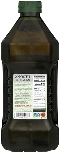Pompeian Smooth Extra Virgin Olive Oil, Contains Polyphenols, First Cold Pressed, 68 Fl Oz