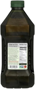 Pompeian Smooth Extra Virgin Olive Oil, Contains Polyphenols, First Cold Pressed, 68 Fl Oz