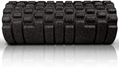 The Original Body Roller - High Density Foam Roller Massager for Deep Tissue Massage of The Back and Leg Muscles - Self Myofascial Release of Painful Trigger Point Muscle Adhesions - 13" Black