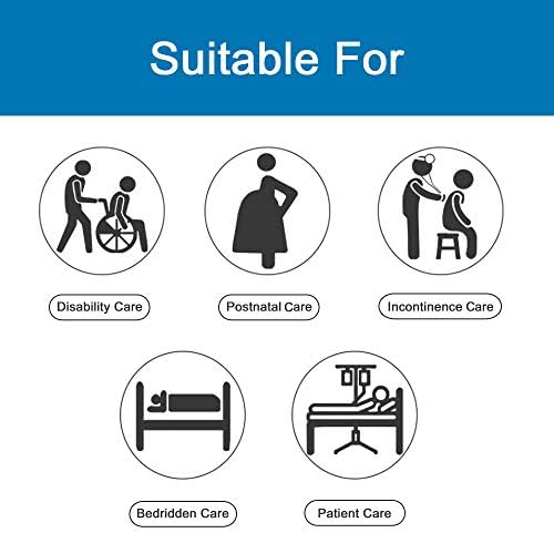 Newclears Incontinence Underwear for Women Men, Disposable Adult Diapers Absorbent Pull Ups Maximum Absorbency for Disability Postnatal Patient Bedridden Care, 10 Count/Pack (Large - 20 Count)