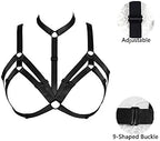 Punk Harness Bra, Gothic Clothes for Women and Girls