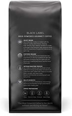 Devil Mountain Coffee Black Label Dark Roast Ground Coffee, Strong High Caffeine Coffee Grounds, USDA Organic, Fair Trade, Gourmet Artisan Roasted, Strongest Coffee in the World, 16 oz Bag