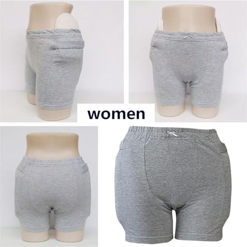 Padded Shorts Elderly Women Men, Padded Hip and Butt Shorts for Elderly, Hip Protector Unisex Underwear