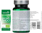 Genesis Bifido Bio Vegan Probiotic with Lactobacillus and Bifidobacterium Strains May Support Gut Helth, Digestion, Immune System 250 Mg per Capsule 30 caps