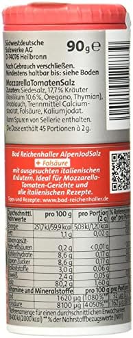 Bad Reichenhaller Mozzarella TomatenSalz + Folsäure (Dose) 90g