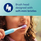 Philips One for Kids by Sonicare Replacement Brush Heads, Purple, for Kids Age 3+, 2 Pack, Model BH1022/30