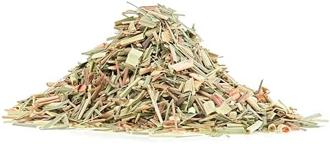 Lemongrass Tea 1 LB (16Oz) | 100% USDA Certified Organic |Cut and Sifted Loose Leaf LemonGrass Tea & Seasoning | Aroma Rich Egypt Lemongrass (cymbopogon citratus)| By U.S. Wellness Naturals