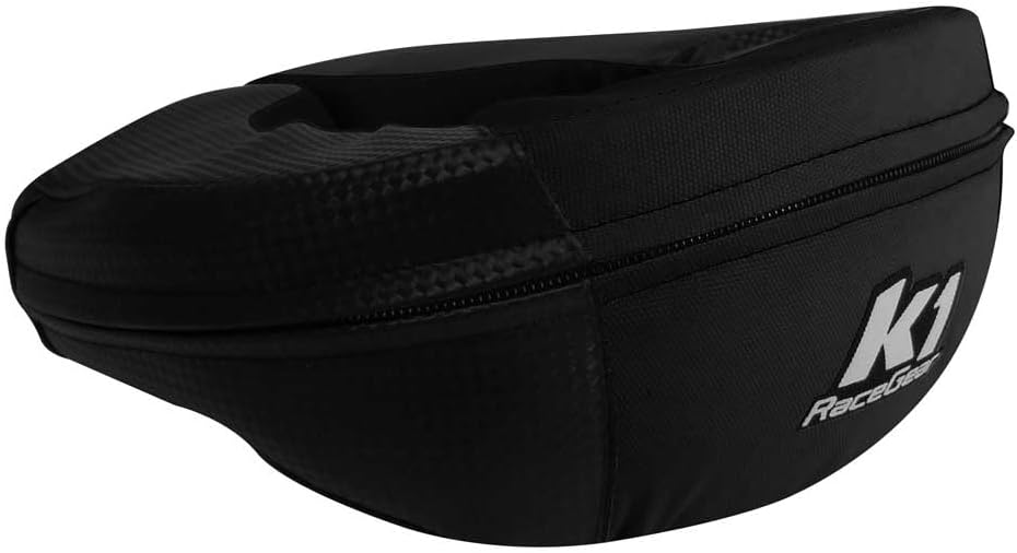K1 Race Gear Neck Protector Brace (Carbon/Red, Adult) - 15-NEC-CAR-A