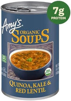 Amy's Soup, Vegan, Gluten Free, Organic Kale, Quinoa and Red Lentil, 14.4 Ounce (Pack of 6)