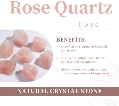 Rockcloud Healing Crystal Natural Pink Rose Quartz Gemstone 2.16"(55mm) Ball Divination Sphere with Wood Stand