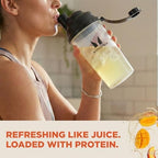 Myprotein Clear Whey Isolate Protein Powder, 1.1 Lb (20 Servings) Peach Mango, 20g Protein per Serving, Naturally Flavored Drink Mix, Daily Protein Intake for Superior Performance