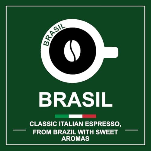 100 Italian Coffee for Espresso Lovers Aluminium Capsules compatible with Original Line Nespresso machines (1 Count (Pack of 100), Aluminum Brasil)