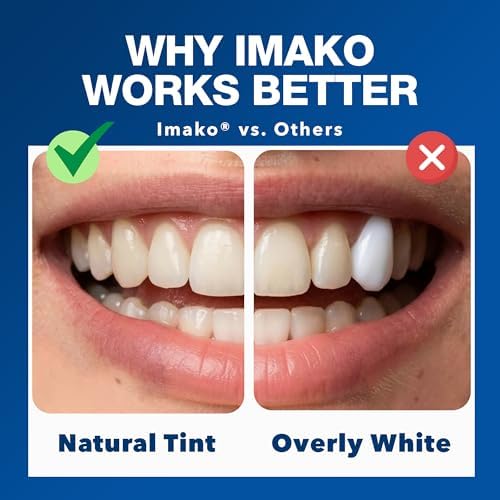 Imako Tooth Tinted Plastic - Natural Color - Temporary Tooth - Made in USA