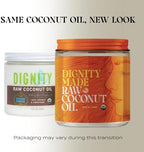 Raw Organic Coconut Oil for Skin, Hair & Cooking - Unrefined, Centrifuge-Extracted, Fair Trade Verified, Non-GMO, Virgin Coconut Oil - Beauty & Health Essentials (15 fl oz, Pack of 1)