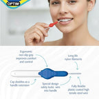 25 Stoddard ICON Interdental Brushes. VALUE PACK. All with extendable handles.CHOOSE FROM Four different sizes and colours available. FLOSS, Toothpick, PLAQUE TARTAR REMOVAL ORAL HYGIENE - Red 0.5 mm