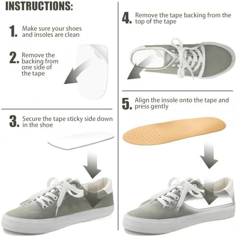 Chunful 12 Pairs Heel Tape Shoe Tape for Inside Shoes Sticky Inside Shoes Double Sided Shoe Tape for High Heels and Flats to Keeps Keep Feet from Slipping One Size Fits Almost All