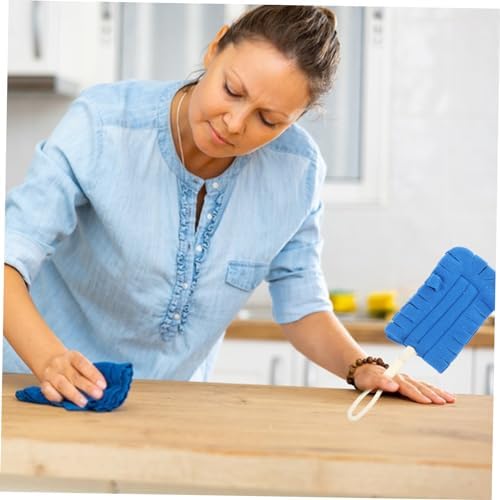 1set Duster Replacement Washable Duster Refills for Efficient Cleaning of Ceiling Fans Floors Includes Handle