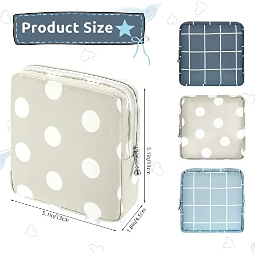 3pcs Period Bag,Period Pouch,Sanitary Napkin Storage Bag, Portable Reusable Menstrual Pads Bags,Tampon Storage Pouch for Women Teen Girls,pad Bag,Feminine Care,tampons Holder for Purse