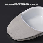 Bedpan for Elderly and Bedridden Patients Comfortable Sitting and Easy to Clean with Soft Cover, Ideal Aid and