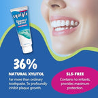 Squigle Enamel Saver Toothpaste : 36% Xylitol. with Fluoride. SLS Free. Prevents Canker Sores, Bad Breath, Perioral Dermatitis, Chapped Lips. Soothes & Protects Dry Mouths - 1 Pack