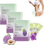 4/6Box Prune Lotus Leaf Juice, Promote Body Metabolism, Constipation for Adults, Suitable for Fat People with Big Belly (4 Box)