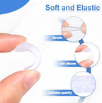16 Pairs Glasses Ear Hook Eye Glasses Ear Grippers Silicone Anti Slip Eyeglass Holder, Eyeglasses Grip Hooks Safety Eyewear Retainer for Sunglasses Temple Tips Sleeve Retainers for Eyeglass