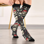 Pigsaly Ceramic Mugs Coffee Cups Womens Knee High Socks Love Compression Socks Athletic Tube Sock Outdoor Sport Socks