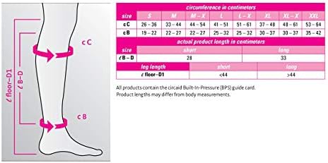 CircAid Reduction Kit Lower Leg Compression Wrap System for Adjustable Lower Leg Support, Wide Width Short Length 30cm