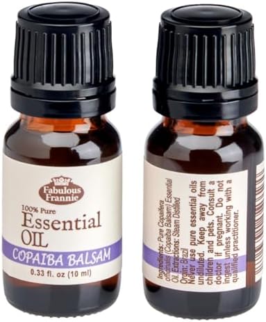 Fabulous Frannie Copaiba Balsam 100% Pure, Undiluted Essential Oil 10ml (Pack of 1)