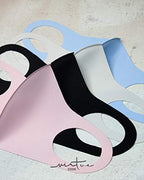 Virtue Code Second Skin Cloth Face Mask Pack. 4 Buttery Soft Masks Washable Fabric