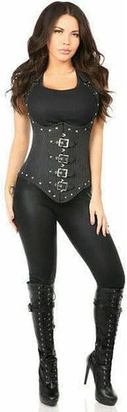 Daisy Corsets Women's Top Drawer Steel Boned Pinstripe Underbust Corset