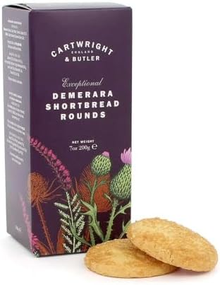 CARTWRIGHT & BUTLER Demerara Shortbread Rounds, 200 GR