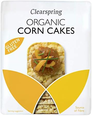 Clearspring Organic Corn Cakes (130g) - Pack of 2