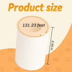 Baking Parchment Paper Side Liners - 2.95 in x 131.23 ft Cake Pan Side Liner Roll Parchment Paper Strips for Round Cake Pans, Cheesecake Springform Pan, Heat Resistant Kitchen Paper