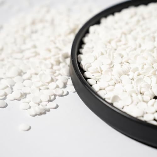 NIPEOR Rainbow Sprinkles White Confetti Sprinkles 3.53oz/100gEdible Sprinkle Topping Confetti Sprinkles, Round Sprinkles for Cake Cupcake Decorating Candy Sprinkles and Ice Cream Toppings (Rainbow Confetti White)