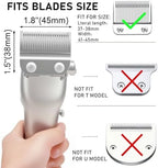 Compatible with Wahl Clipper Guards Set,10Pack Professional Hair Clipper Guards Fits for Most Wahl Clippers,Multi Color Coded Clippers Guide Comb,Cutting Length From 1/16'' to 1''.