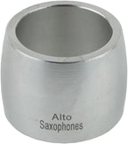 Metal Saxophone Ligature and Reed Clip Clamp Ring for Alto Sax Clarinet Mouthpiece Silver Precise Tightening Enhanced Sound Quality Easy to Use Design(For Alto Sax)