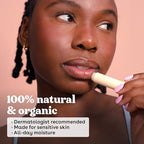 eos 100% Natural & Organic Lip Balm Sticks - Vanilla Bean, All Natural Lip Balm, All-Day Moisture, Dermatologist Recommended, 0.14 oz, 2-Pack