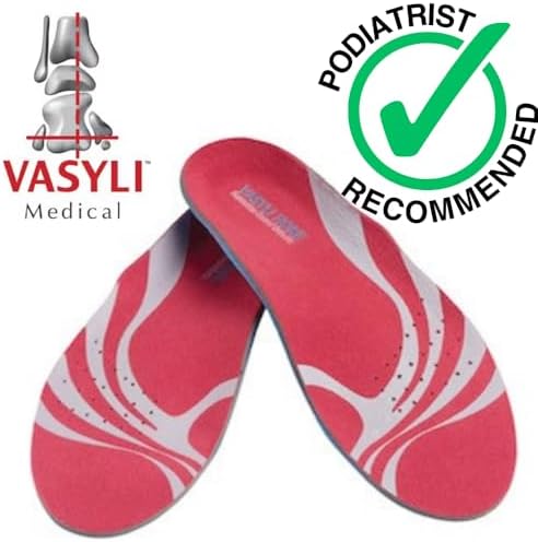 Vasyli-33694 Supinon Control Orthotic, Lasting Relief from Supinon & High Arch Conditions, Shoe Insert Foot Insole Supports Lateral Ankle & Normalizes Foot Biomechanics