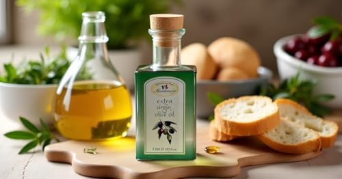 Montinaro Italian Extra Virgin Olive Oil – 3 Liter (101 fl oz) Tin – Cold-Pressed EVOO from Puglia, Italy – Coratina Monovarietal, Rich & Peppery – Best Value Large Size – Non-GMO, Vegan
