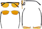 Eyekepper Ladies Computer Glasses - Blue Light Filter Eyeglasses Women- UV420 Protection Cateye Eyewear
